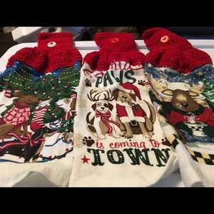 Kitchen towels crochet Dawn makes great gifts